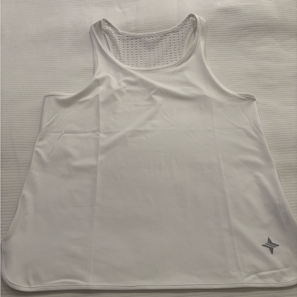 Tuckernuck Sport 
White Cane Ellen Racerback Tank